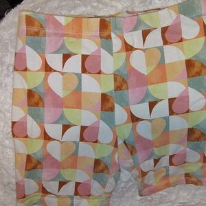 Wonder Nation Girl's Size L Colorful Geometric Patterned Shorts